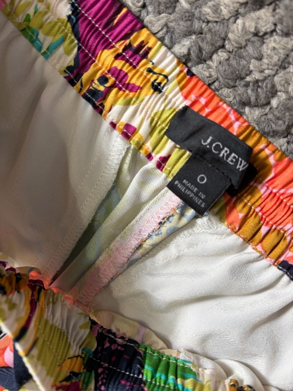 J Crew Vibrant Safari Animal Print Pants - Multicolor 0 - Picture 3 of 13